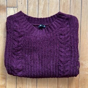 Purple Express sweater, NWT